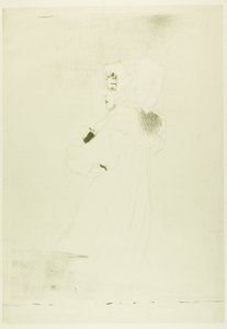 Miss May Belfort (duży talerz) autorstwa Henri de Toulouse-Lautrec