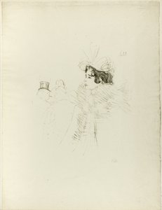 Miss May Belfort w barze Achille autorstwa Henri de Toulouse Lautrec