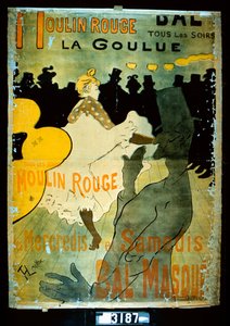 Moulin Rouge, La Goulue autorstwa Henri de Toulouse Lautrec