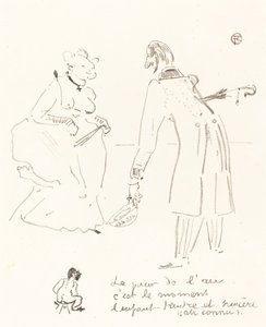Pozdrowienie noworoczne Komplement noworoczny, 1897. autorstwa Henri de Toulouse Lautrec