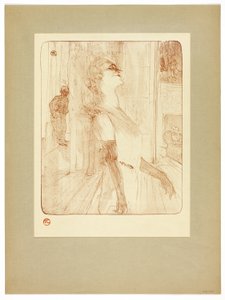 Na scenie pierwszy talerz od Yvette Guilbert autorstwa Henri de Toulouse-Lautrec