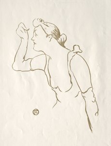 Paula Brebion, 1893. autorstwa Henri de Toulouse Lautrec