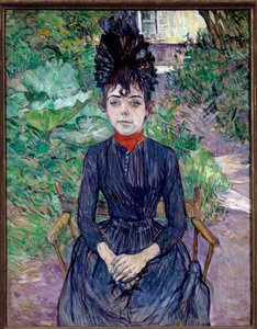 Portret Justine Dieuhl Obraz autorstwa Henri de Toulouse Lautrec (1864-1901) 1891 Nd. 0,74x0,58 m Paryż, musee d
