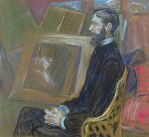 Portret M. Georges Henri Manuel, 1891 (pastel na płycie)