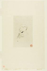 Portret mężczyzny autorstwa Henri de Toulouse Lautrec