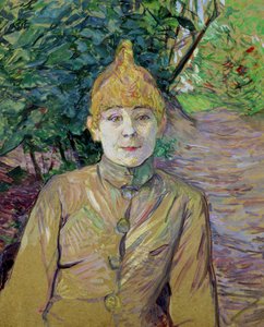 Portret kobiety, prawdopodobnie francuskiej tancerki Louise Weber (1870-1927) znanej jako „La Goulue”