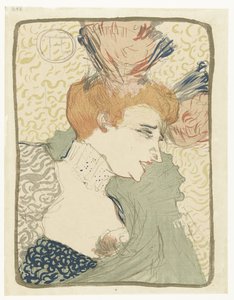 Portret artysty estradowego Music Hall Marcelle Lender autorstwa Henri de Toulouse Lautrec