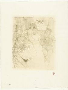 Portret aktorki Marcelle Lender kłaniającej się publiczności Pozdrawiam pożyczkodawcę autorstwa Henri de Toulouse Lautrec