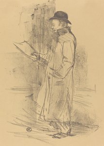 Program dla „Benefice Gemier” (Programme du „Bénéfice Gemier”) autorstwa Henri de Toulouse Lautrec