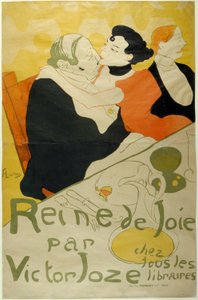 królowa radości autorstwa Henri de Toulouse-Lautrec