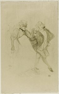 Réjane i Galipaux, w Madame Sans-Gêne autorstwa Henri de Toulouse Lautrec