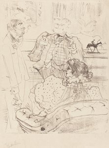Rosmersholm; Przysięga autorstwa Henri de Toulouse Lautrec