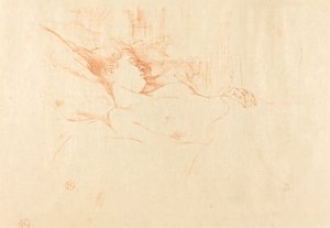Spać autorstwa Henri de Toulouse Lautrec