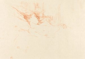 Spać autorstwa Henri de Toulouse Lautrec