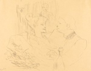 Kolacja w Londynie autorstwa Henri de Toulouse Lautrec