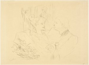 Kolacja w Londynie autorstwa Henri de Toulouse Lautrec
