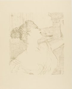 Sybil Sanderson, z Trzynastu Litografii autorstwa Henri de Toulouse Lautrec
