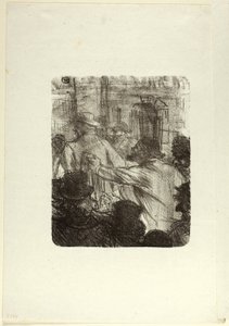 Targ Tekstylny, Kraków, od Au Pied du Sinaï autorstwa Henri de Toulouse-Lautrec