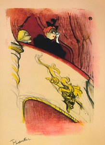 Pudełko z pozłacaną maską, 1893, 1946 autorstwa Henri de Toulouse Lautrec
