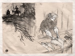 The Brief Joys: Cover, 1897. autorstwa Henri de Toulouse Lautrec