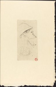 Odkrywca Vicomte de Brettes (Explorer LJ Vicomte de Brettes?) autorstwa Henri de Toulouse Lautrec