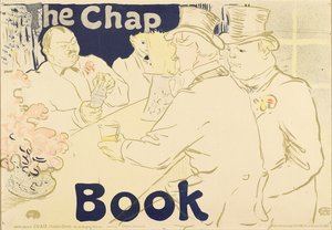 Bar irlandzki i amerykański, rue Royale, plakat do książki The Chap, 1895