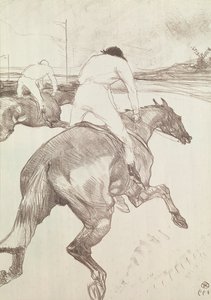 Der Jockey von Henri de Toulouse Lautrec