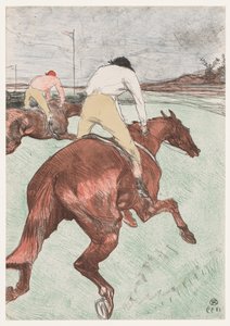 Dżokej, 1899. autorstwa Henri de Toulouse Lautrec