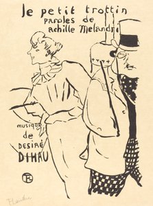 Dziewczynka na posyłki (Le petit trottin) autorstwa Henri de Toulouse Lautrec