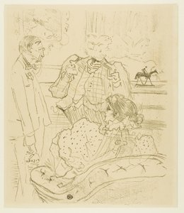 Przysięga autorstwa Henri de Toulouse-Lautrec