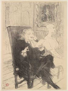 Truffier i Moreno w „Uczonych kobietach” autorstwa Henri de Toulouse-Lautrec