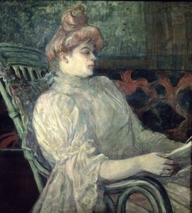 Kobieta czytająca autorstwa Henri de Toulouse Lautrec