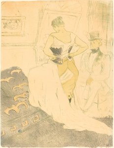 Kobieta w gorsecie Femme en gorset, 1896. autorstwa Henri de Toulouse Lautrec