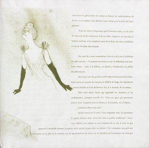 Yvette Guilbert-francuska seria: nr 4, 1894. autorstwa Henri de Toulouse Lautrec