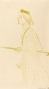 Yvette Guilbert autorstwa Henri de Toulouse Lautrec