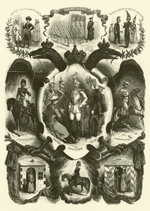 Żołnierze i mundury Armii Rosyjskiej autorstwa Henri de after Montaut