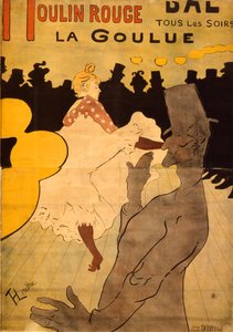 Moulin Rouge-La Goulue autorstwa Henri de Toulouse Lautrec