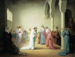 Przybycie do haremu w Konstantynopolu, 1861