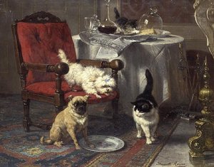 Kawałek Sera (olej na płótnie) autorstwa Henriëtte Ronner Knip