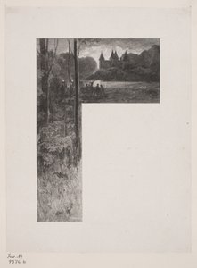 Duński: Ilustracja dla Christiana Winthera, "Lot jelenia" autorstwa Henrik Bornemann