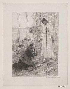 Chrystus ukazuje się Marii Magdalenie autorstwa Henrik Bornemann