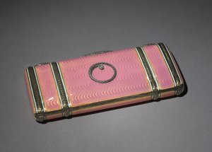 Pudełko Kosmetyczne, firma Peter Carl Fabergé autorstwa Henrik Wigstrom