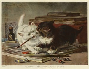Spór w kwestii sztuki autorstwa Henriëtte Ronner Knip