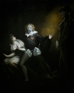 Gertruda, Hamlet i Duch Ojca autorstwa Henry (1741 1825) (after) Fuseli