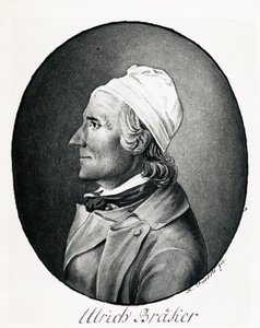 Portret Ulricha Brakera (Nabis, Szwajcaria) autorstwa Johann Heinrich Füssli