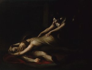 Ból Kriemhildy autorstwa Johann Heinrich Füssli