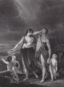 Odejście Kaina, Księga Rodzaju, rozdz. 4, w. 16 (rycina)