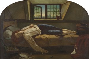 Śmierć Chattertona autorstwa Henry (after) Wallis