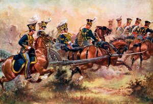 Artyleria konna królewska, ok. 1832 r., ok. 1920 r. autorstwa Henry A Payne
