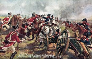 Kings Dragon Guards, Cateau, 25 kwietnia 1794 autorstwa Henry A. Payne